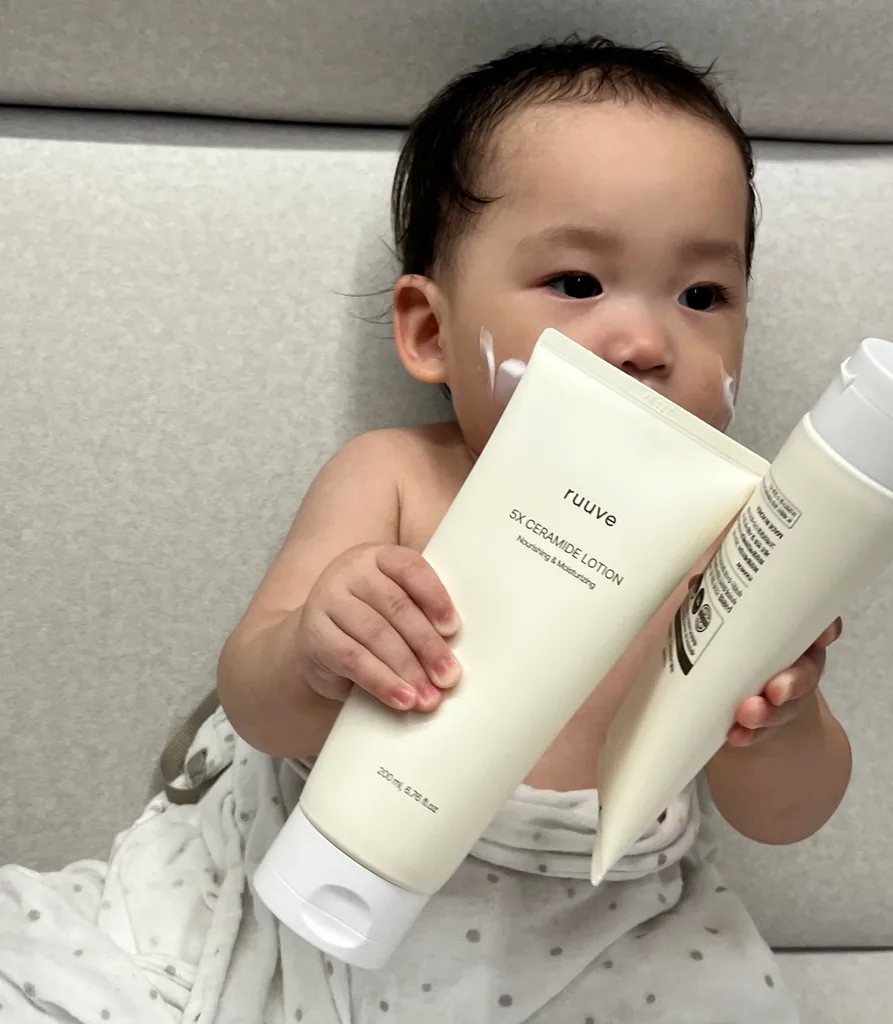 베이비 마사지와 보습, 목욕 후 30초·취침 전이 좋아요