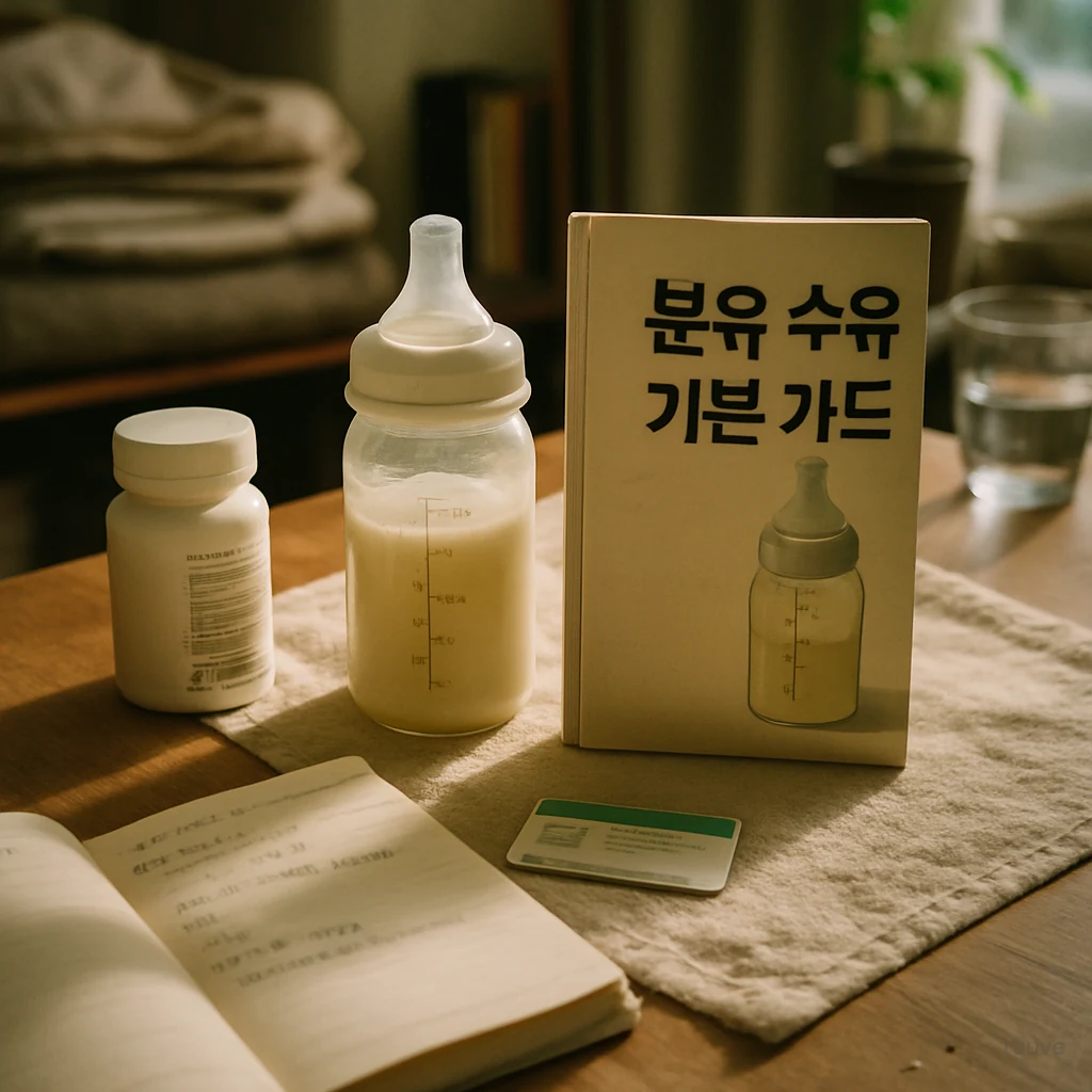 한국 가정의 일상적인 정물