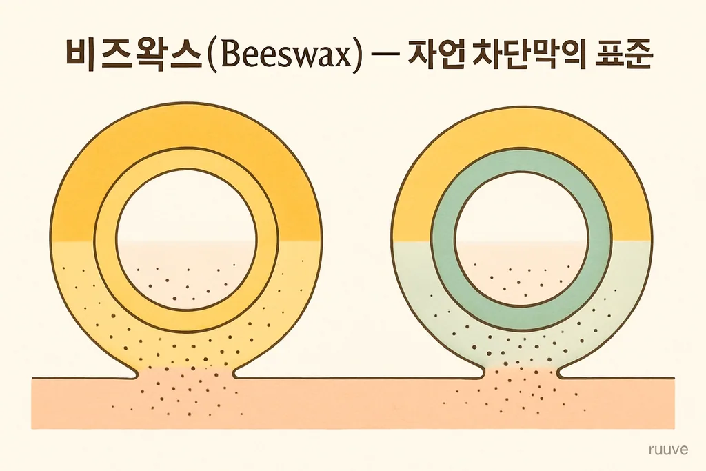 비즈왁스 vs 시어버터 비교도