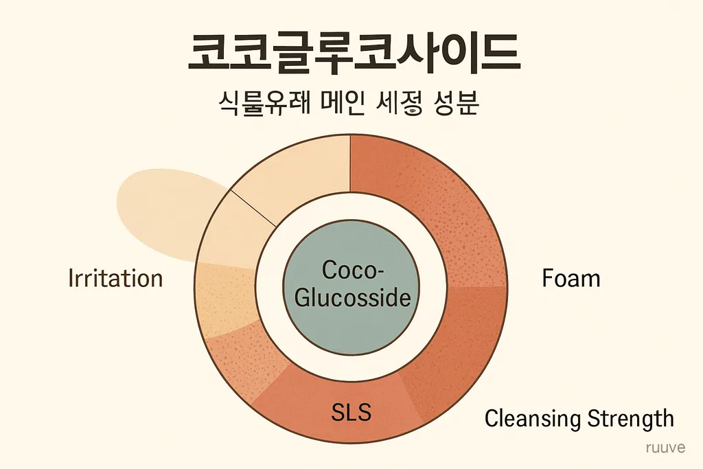 코코글루코사이드와 SLS 비교