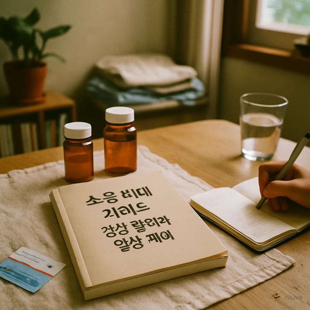 한국 가정의 일상 사물