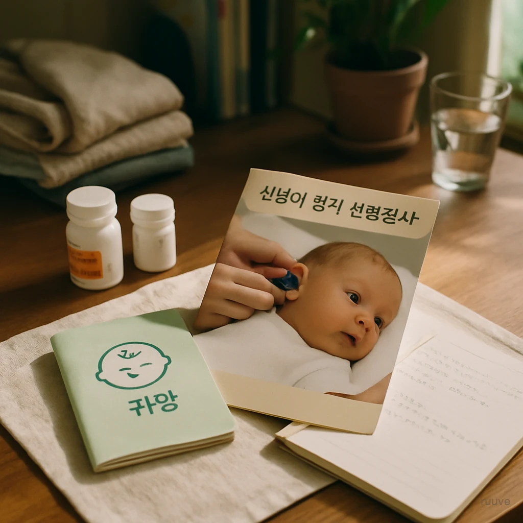 신생아 귀 검사는 조기 난청 발견에 필수적이에요. 평범한 가정의 일상
