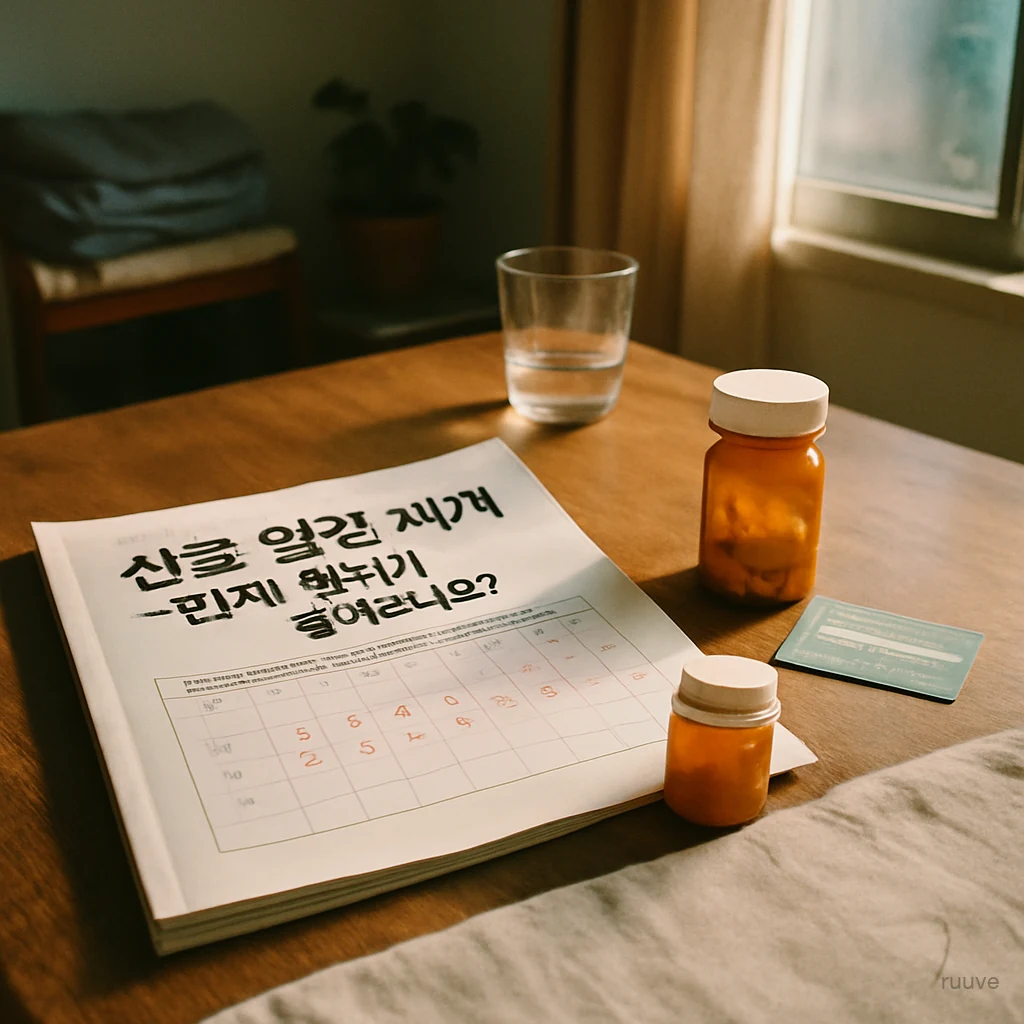 한국 가정의 일상 정물