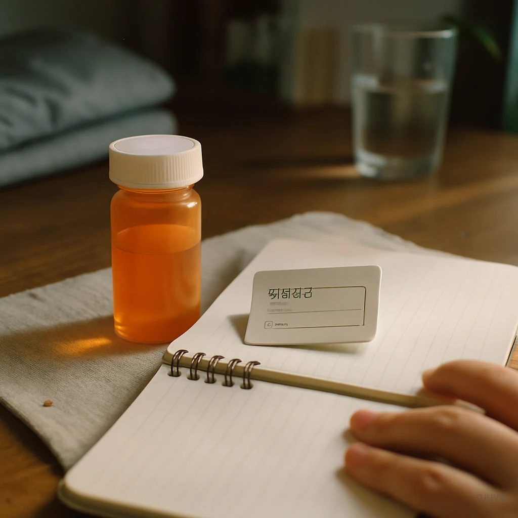 한국 가정의 일상 정물