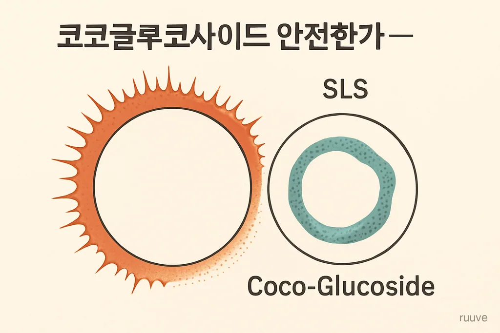 SLS와 코코글루코사이드 비교
